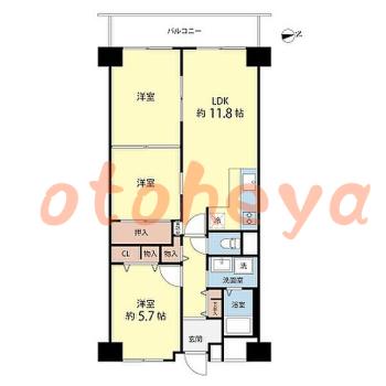 楽器可 ピアノ可 で 東京近郊の賃貸物件 3LDK 20万円の写真1