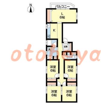 楽器可 ピアノ可 で 京急沿線の賃貸物件 4LDK 19.8万円の写真1