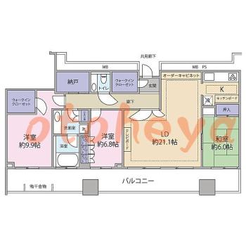 楽器可 ピアノ可 で 神奈川県の賃貸マンション物件 3LDK 65万円の写真1