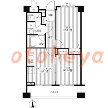 楽器可 ピアノ可 で 東京23区の賃貸マンション物件 2DK 14.5万円の写真1