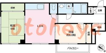 楽器可 ピアノ可 で 東京23区の賃貸マンション物件 2LDK 14.5万円の写真1