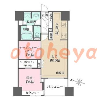楽器可 ピアノ可 で 東京23区の賃貸マンション物件 1SLDK 32.8万円の写真1