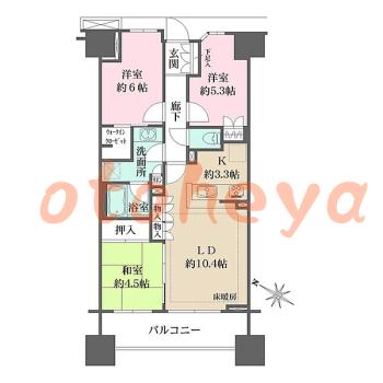 楽器可 ピアノ可 で 小田急沿線の賃貸物件 3LDK 17万円の写真1