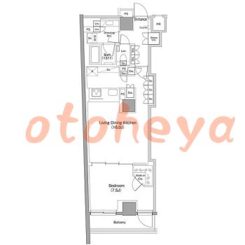 楽器可 ピアノ可 で 東京23区の賃貸マンション物件 1LDK 22万円の写真1