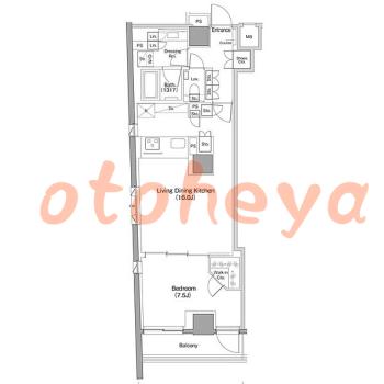 楽器可 ピアノ可 で 東京23区の賃貸マンション物件 1LDK 25万円の写真1