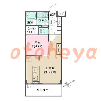 楽器可 ピアノ可 で 東京23区の賃貸マンション物件 1LDK 20.5万円の写真1