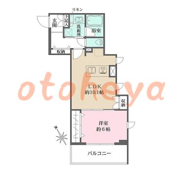 楽器可 ピアノ可 で 東京近郊の賃貸物件 1LDK 21.1万円の写真1