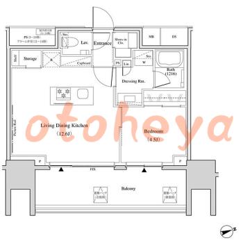楽器可 ピアノ可 で 東京23区の賃貸マンション物件 1LDK 18.6万円の写真1
