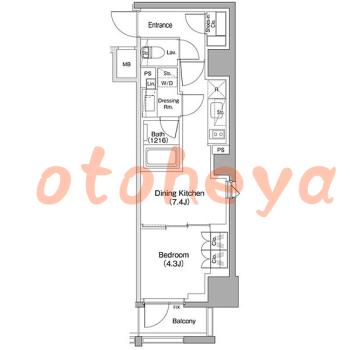 楽器可 ピアノ可 で 東京23区の賃貸マンション物件 1DK 16.3万円の写真1