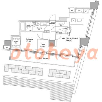 楽器可 ピアノ可 で 東急沿線の賃貸物件 1LDK 34.5万円の写真1