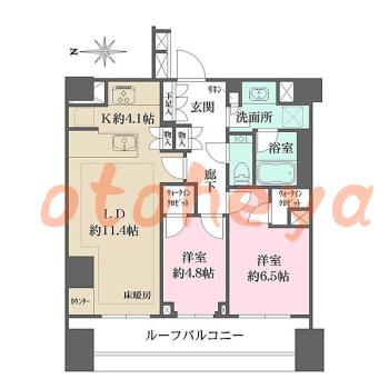 楽器可 ピアノ可 で 東京23区の賃貸マンション物件 2LDK 48万円の写真1
