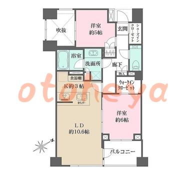 楽器可 ピアノ可 で 東京23区の賃貸マンション物件 2LDK 35万円の写真1