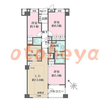 楽器可 ピアノ可 で 東京23区の賃貸マンション物件 3LDK 38万円の写真1