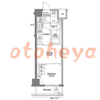 楽器可 ピアノ可 で 東京23区の賃貸マンション物件 1DK 17.8万円の写真1