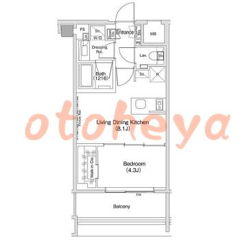楽器可 ピアノ可 で 東京近郊の賃貸物件 1LDK 22万円の写真1