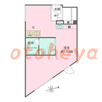 楽器可 ピアノ可 で 東京近郊の賃貸物件 1R 10.8万円の写真1