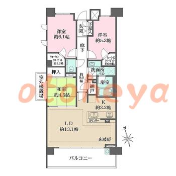 楽器可 ピアノ可 で 東京近郊 JRの賃貸物件 3LDK 17.8万円の写真1