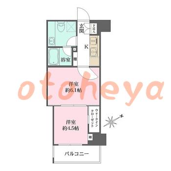 楽器可 ピアノ可 で 東京近郊の賃貸物件 2K 13.4万円の写真1