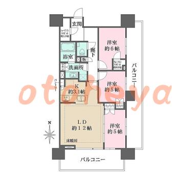 楽器可 ピアノ可 で 埼玉県の賃貸マンション物件 3LDK 23万円の写真1