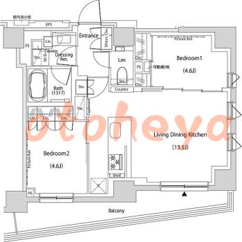 楽器可 ピアノ可 で 東京23区の賃貸マンション物件 2LDK 31万円の写真1