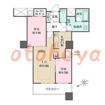 楽器可 ピアノ可 で 東京23区の賃貸マンション物件 2LDK 34万円の写真1