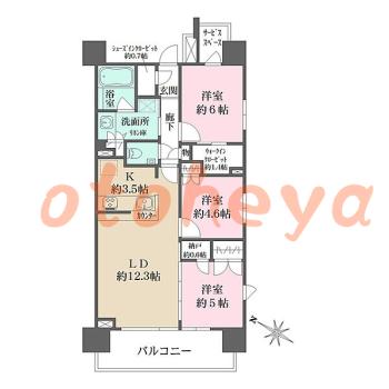 楽器可 ピアノ可 で 埼玉県の賃貸マンション物件 3LDK 24万円の写真1
