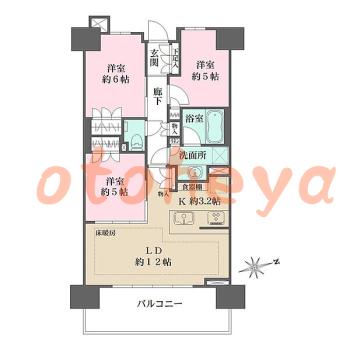 楽器可 ピアノ可 で 東京23区の賃貸マンション物件 3LDK 29万円の写真1