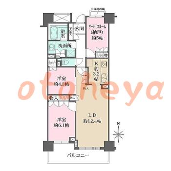 楽器可 ピアノ可 で 小田急沿線の賃貸物件 2SLDK 28.5万円の写真1