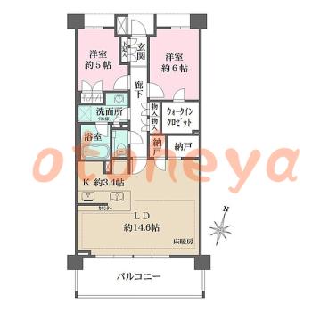 楽器可 ピアノ可 で 東京近郊の賃貸物件 2LDK 27万円の写真1