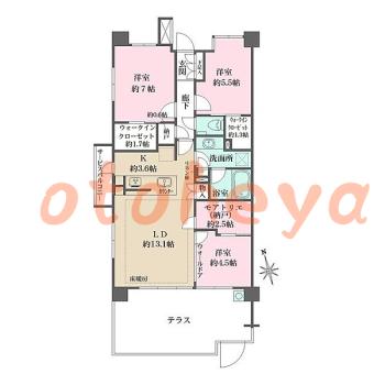 楽器可 ピアノ可 で 東京市部の賃貸マンション物件 3LDK 23万円の写真1