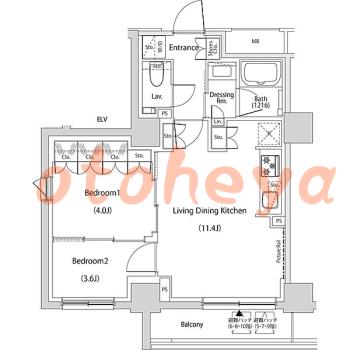 楽器可 ピアノ可 で 東京近郊の賃貸物件 2LDK 21.9万円の写真1