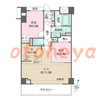 楽器可 ピアノ可 で 東京近郊の賃貸物件 2LDK 19.5万円の写真1