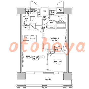 楽器可 ピアノ可 で 東京近郊の賃貸物件 2LDK 24万円の写真1