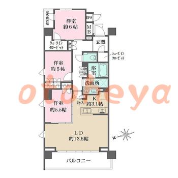 楽器可 ピアノ可 で 東京近郊の賃貸物件 3LDK 35.7万円の写真1