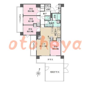 楽器可 ピアノ可 で 東京23区の賃貸マンション物件 4LDK 37.8万円の写真1