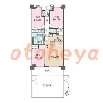楽器可 ピアノ可 で 東京近郊の賃貸物件 3LDK 27.3万円の写真1