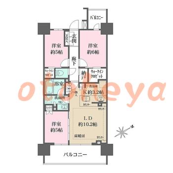 楽器可 ピアノ可 で 東京近郊の賃貸物件 3LDK 25.5万円の写真1