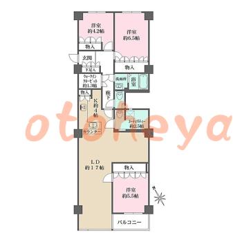 楽器可 ピアノ可 で 東京23区の賃貸マンション物件 3LDK 28.5万円の写真1