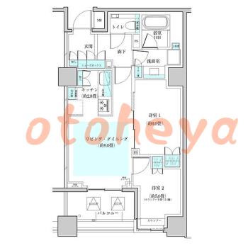 楽器可 ピアノ可 で 東京近郊の賃貸物件 2LDK 29.5万円の写真1