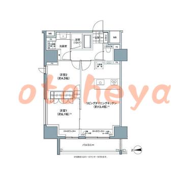 楽器可 ピアノ可 で 東京近郊の賃貸物件 2LDK 26万円の写真1