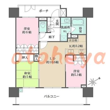 楽器可 ピアノ可 で 東京近郊 JRの賃貸物件 3LDK 16.5万円の写真1