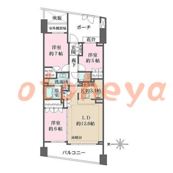 楽器可 ピアノ可 で 東京近郊の賃貸物件 3LDK 26万円の写真1