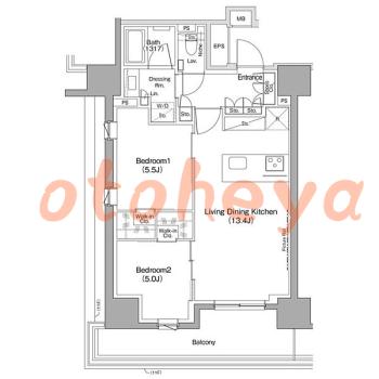 楽器可 ピアノ可 で 東京近郊の賃貸物件 2LDK 26.1万円の写真1