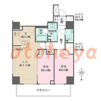 楽器可 ピアノ可 で 東京市部の賃貸マンション物件 2LDK 25万円の写真1