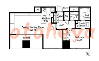 楽器可 ピアノ可 で 東京23区の賃貸マンション物件 1LDK 45万円の写真1