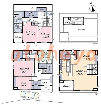 楽器可 ピアノ可 で 東京近郊の賃貸物件 4SLDK 99万円の写真1
