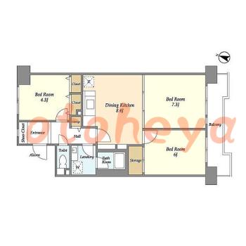 楽器可 ピアノ可 で 東京近郊の賃貸物件 3DK 12万円の写真1