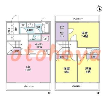 楽器可 ピアノ可 で 東京近郊の賃貸物件 3LDK 22万円の写真1
