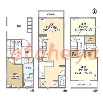 楽器可 ピアノ可 で 埼玉県の賃貸マンション物件 2SLDK 18.1万円の写真1