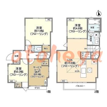 楽器可 ピアノ可 で 京王沿線の賃貸物件 3SLDK 22.5万円の写真1